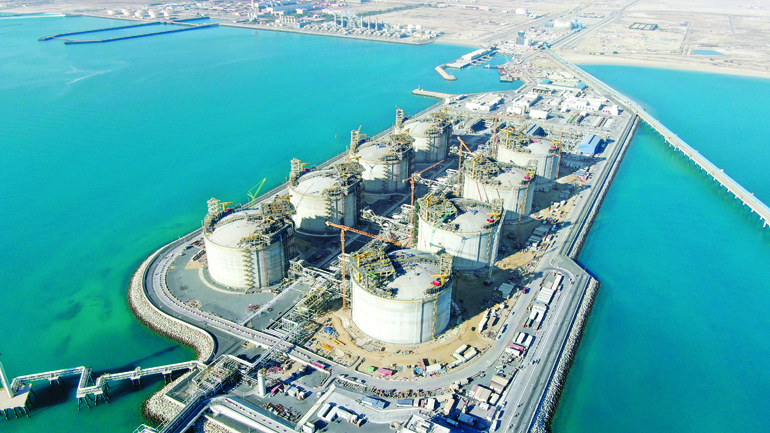 쿠웨이트 알주르 LNG 터미널 현장 전경